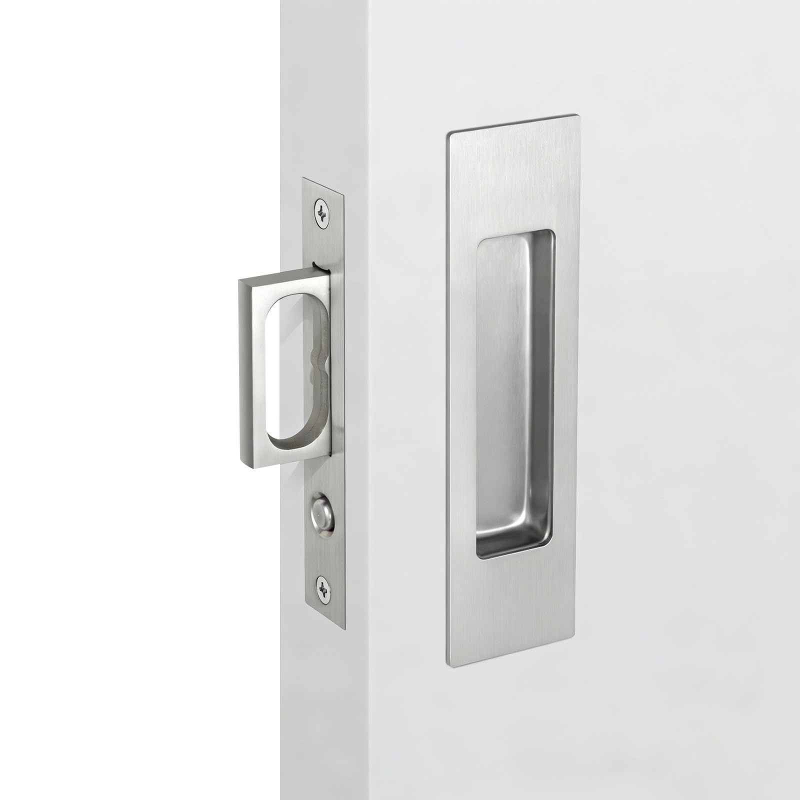 Uikios Silver Stainless Steel Recessed Pull Handle Simple Installation For Stylish And Trendy Interiors Handle
