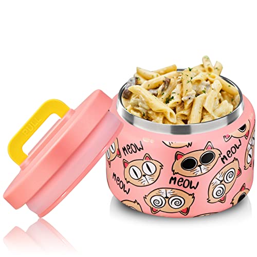 Listado de Frascos térmicos para comida disponible en línea. 44 Termo de sopa de 8 onzas para alimentos calientes para niños, tarro térmico de comida para almuerzo, con cuchara, recipientes de alimentos aislados en caliente, a prueba de...
