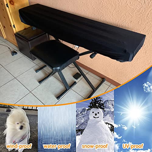 Skyour Capa protetora de teclado piano para 61-88 teclas teclado eletrônico digital piano capas para