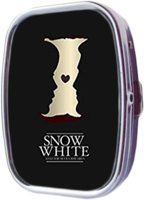 Snow White And The Seven Dwarfs Customized Pill Box case holder Durable Stainless Steel Box case gift for Pocket or Purse