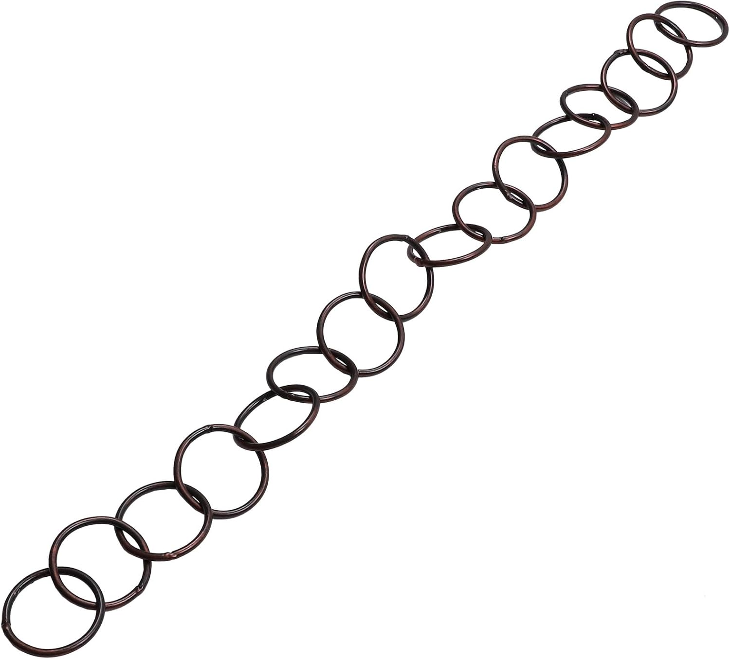 BESPORTBLE Aluminum Alloy Rain Chain Decorative Gutter Drainage Chain for Balcony and Roof Downspout Single Ring Replacement for Outdoor Garden