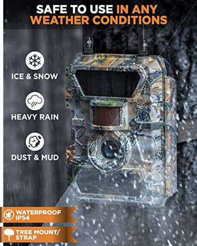 Creative Xp Lte 4G Cellular Trail Cameras + Compound Bow And Arrow For Adults And Teens - Outdoor Wifi Full Hd Wild Game Camera With Night Vision For Deer Hunting, Security - Wireless Waterproof #TOP6