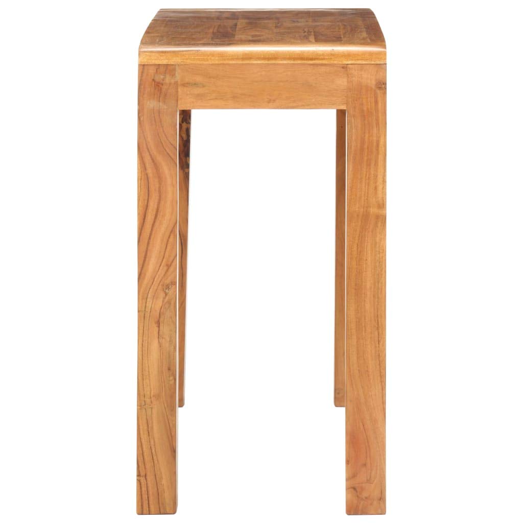 Tavolo consolle 110 x 40 x 76 cm in legno di acacia massiccio | Finitura Miele, Rustico, Grano unico, Robusto, Per Soggiorno O Introduzione