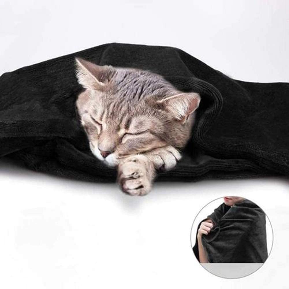 Manta eléctrica de Franela con calefacción por USB, temporizada, Lavable, Suave, Color Negro