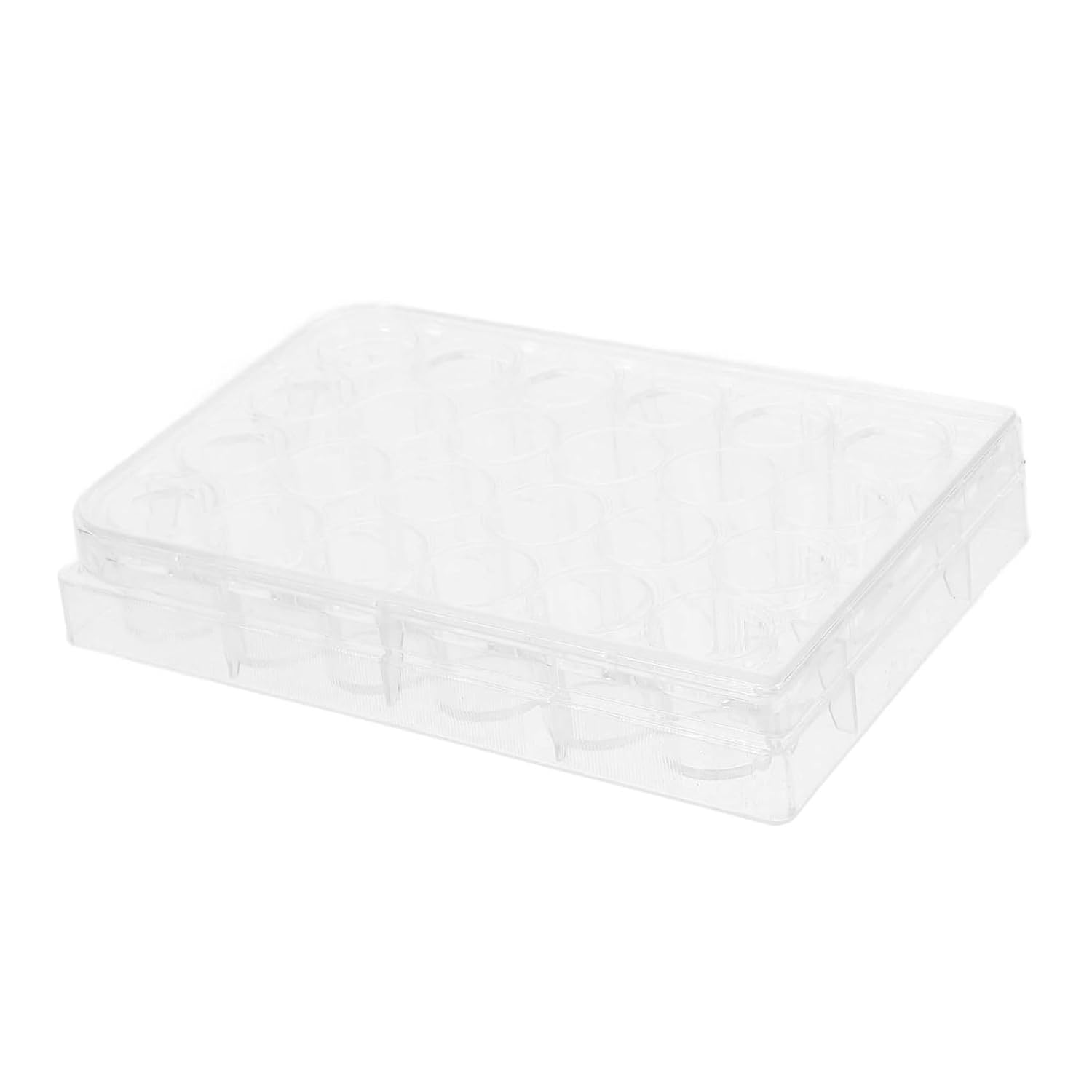 24-Well Cell Culture Plates Lab Tissue Culture Plates Reusable Space-Saving