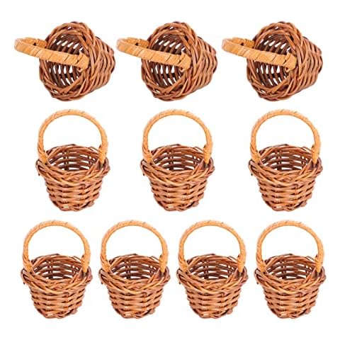 Happyyami Mini Wicker Basket Set Cover