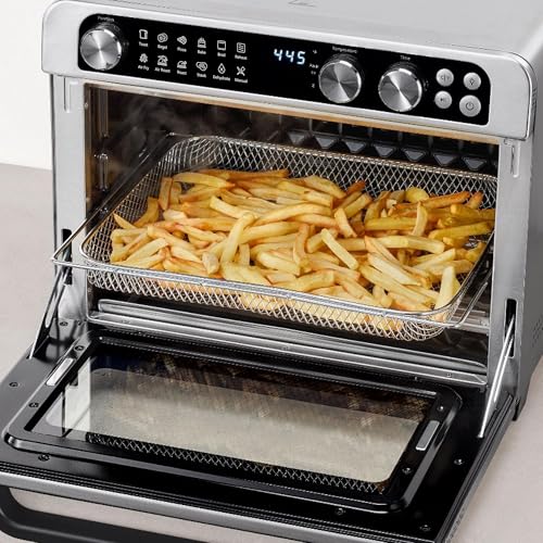 Panasonic FlashXpress Family Size Air Fryer Toaster Oven Combo, 11 Cooking Functions, 1800W PFAS-Free Interior, Double Infrared Heating, Temperature Control Dial, Stainless Steel - NB-G211P - image 7