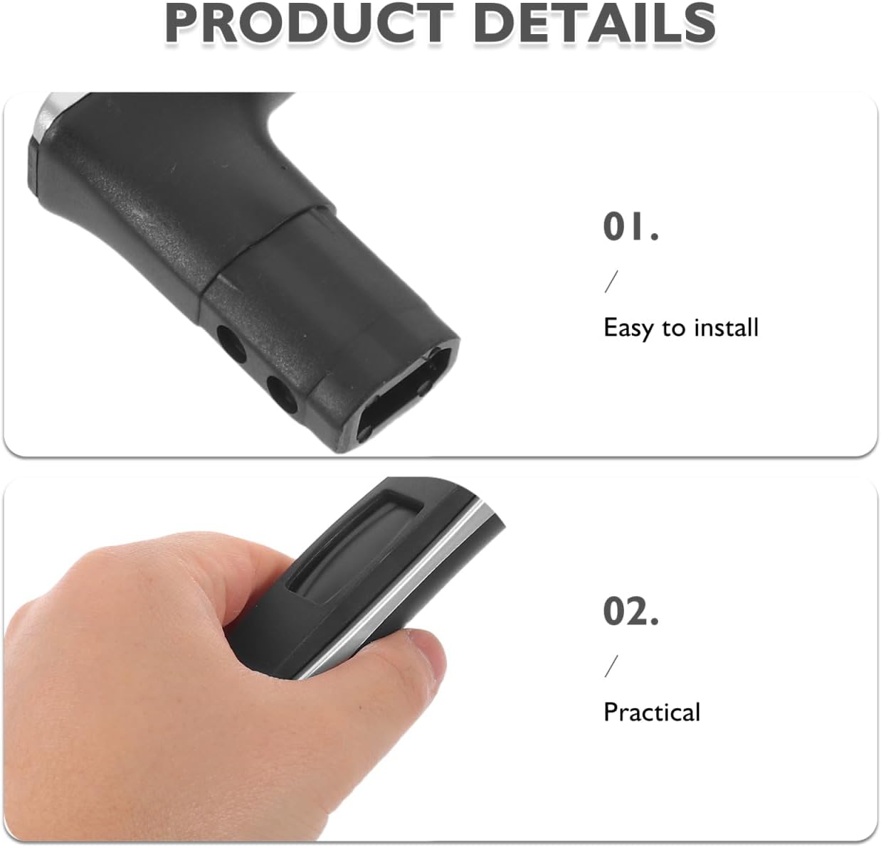 DOITOOL Luggage Trunk Handle Replacement Carrying Case Suitcase Pull Handle