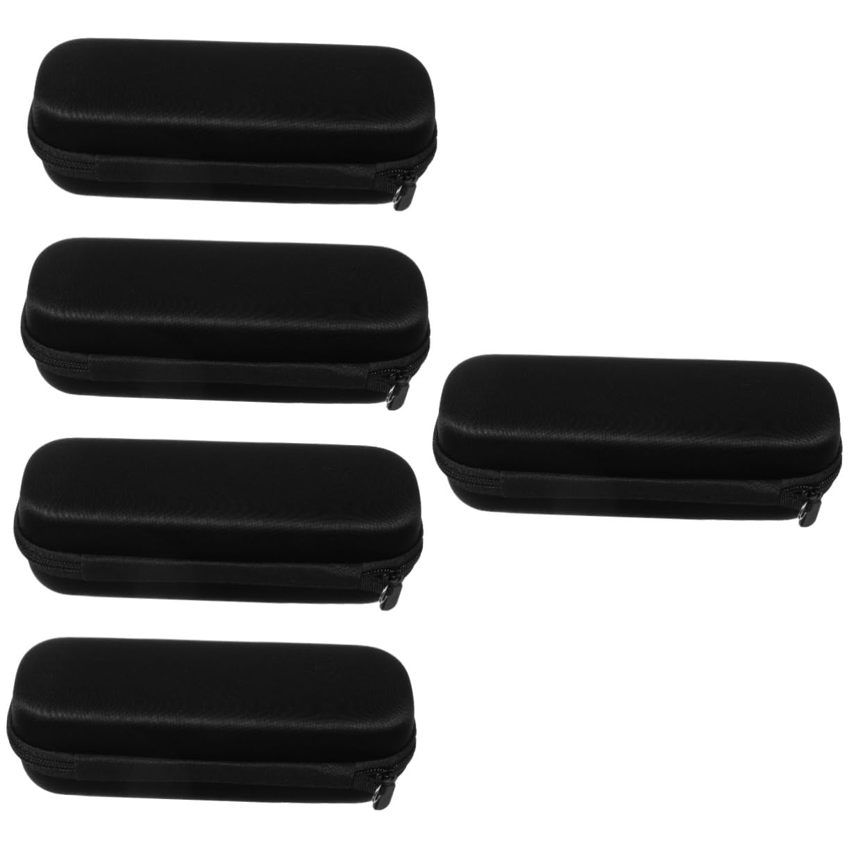 5 Piezas Portavoz De Poseedor Porta Cepillos De De Pared Soporte Magnético Estuche De Viaje para Cepillo De Caja De Cepillo Portátil Negro Tela Tejida