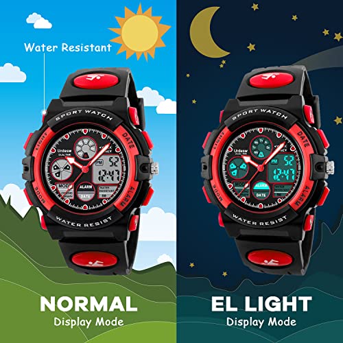 Reloj digital infantil resistente a golpes con pantalla LED para niños active 2