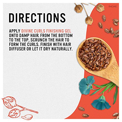 Gel Finalizador Divine Curls Definição de Cachos 240ml, Inoar