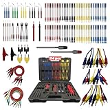 Multimeter Test Leads Kit 114PCS Multimeter Leads Kit Multi Function Electrical Back...