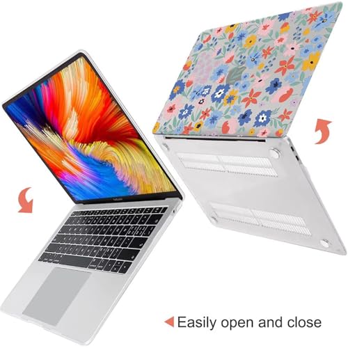 Funda MacBook Air 15 M3 A3114 M2 A2941 carcasa rígida translúcida con pantalla Retina Touch ID 4