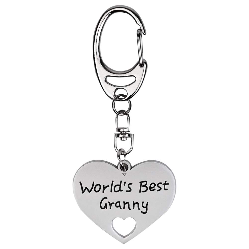Metal Planet Ltd Metal World's Best Granny Keyring - Gift By Planet