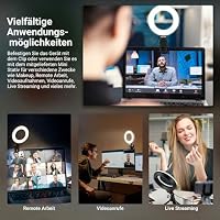NEEWER Basics 5" Clip on Ringlicht für Videokonferenzen Beleuchtung, BR60 – Ansicht 3