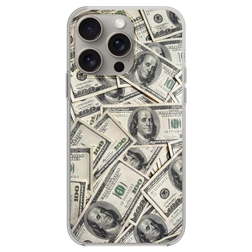 Coque iPhone 15 Pro billet 100 dollars en TPU souple Blingy's - 3