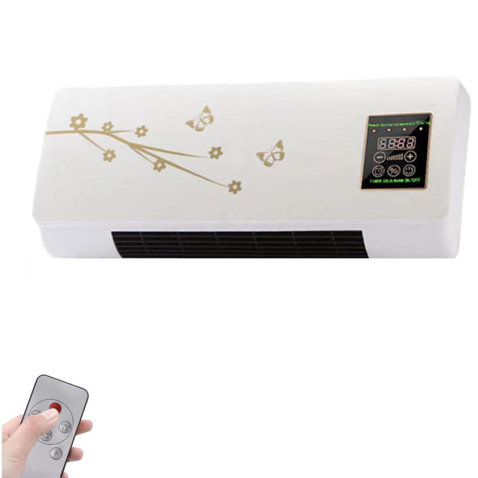 Portable Air Conditioner, Cooling & Heating Wall Mount/Desktop Split AC with Timer, No Install Quiet Operation for Home Office, Efficient Cooling Solution