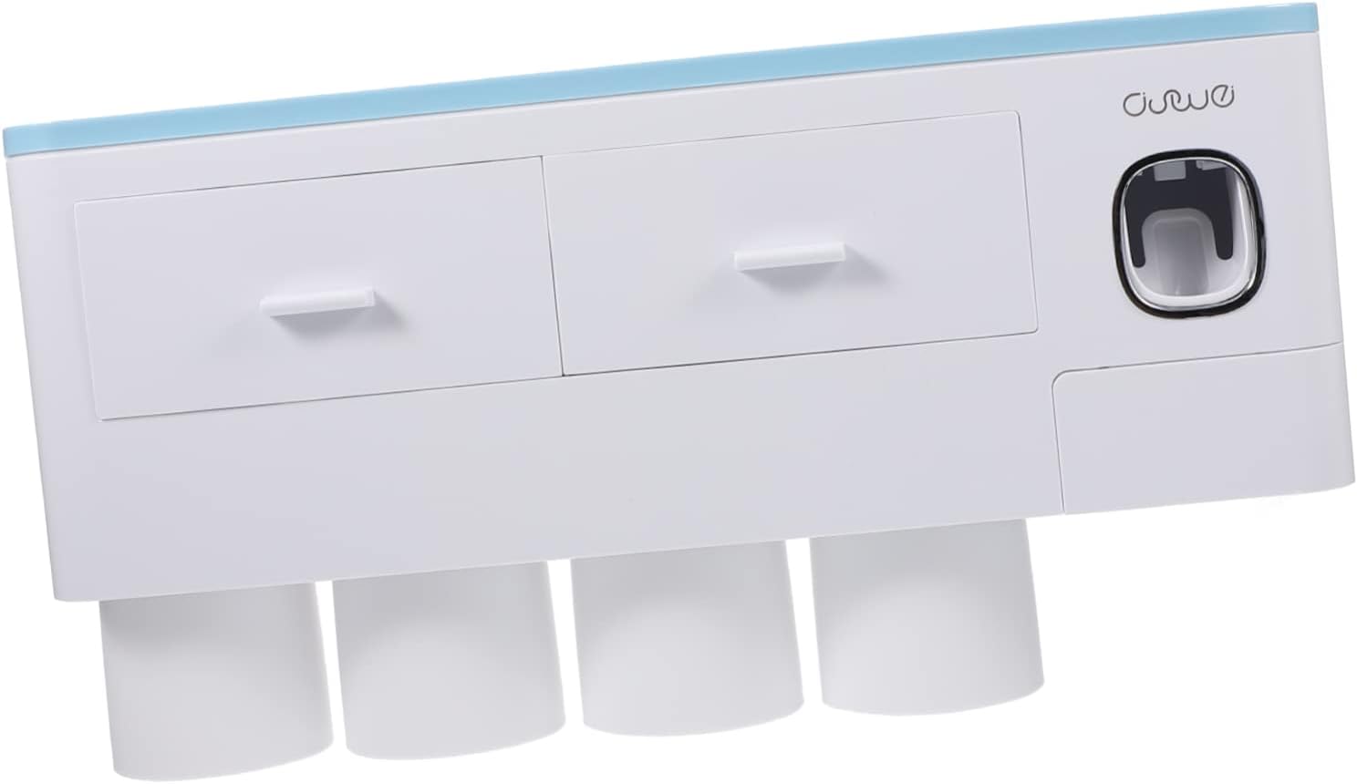 Toothbrush Holders for Wall 1pc Set Abs Pp Magnetic Suction Sturdy Wall-Mounted Toothbrush Rack