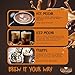 Fireside Coffee Cinnamon Chocolate Cafe Mocha - Instant Coffee Chocolate Blend - Premium Caffeinated Drink Mix for Hot, Iced, Milkshake, and Mocha Frappe Mix, Only Add Water and Enjoy, 8 Ounces