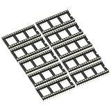10PCS 32Pin DIP32 SIP Round IC Sockets Adaptor Solder Type 2.54mm Pitch 32 Round Pin 15.2mm Row Pitch