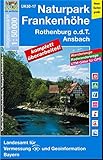  UK50-17 Naturpark Frankenhöhe, Rothenburg o.d.T., Ansbach: Neustadt an der Aisch, Langenzenn, Heilsbronn, Feuchtwangen, Bad Windsheim, Windsbach, ... Karte Freizeitkarte Wanderkarte)