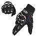 Produktbild GES Men Outdoor Motorrad Wasserdichte Handschuhe Motorrad Vollfinger Touchscreen Racing Motocross Handschuhe (XXL, Schwarz)