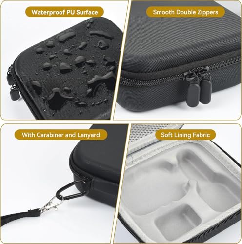 Image of M.G.R.J Portable Carrying Case Cover for DJI Osmo Nano Vlogging Camera (Hard|EVA|Black)