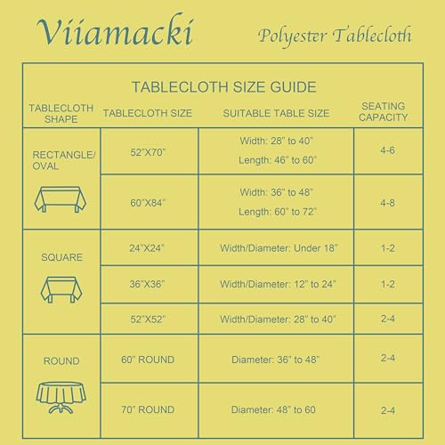 Nappe de table d'appoint 61x61 cm infroissable pour stopper les taches - 7