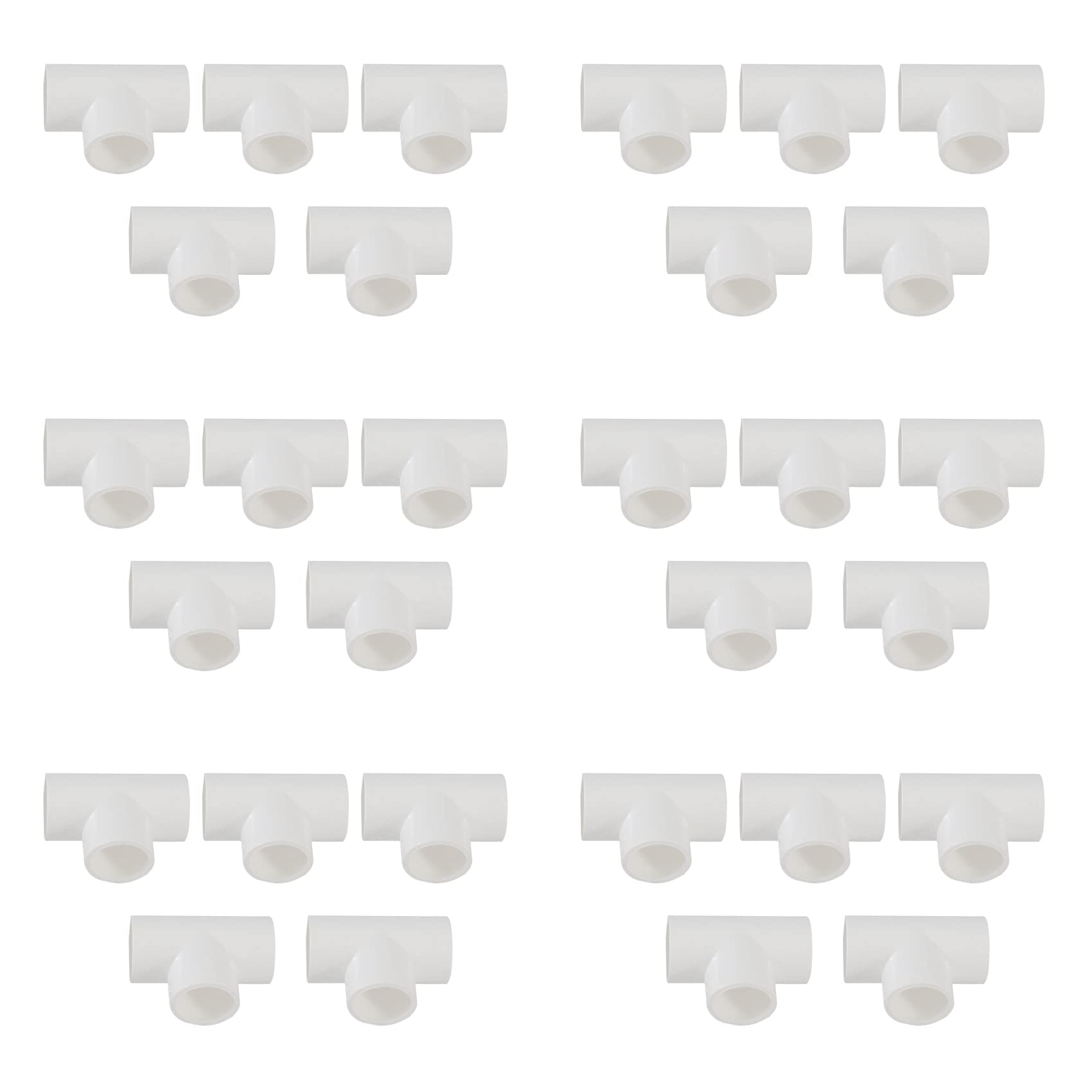 Adaptateur de tuyau en PVC 20 mm lot de 30 pièces pour raccordement fluide
