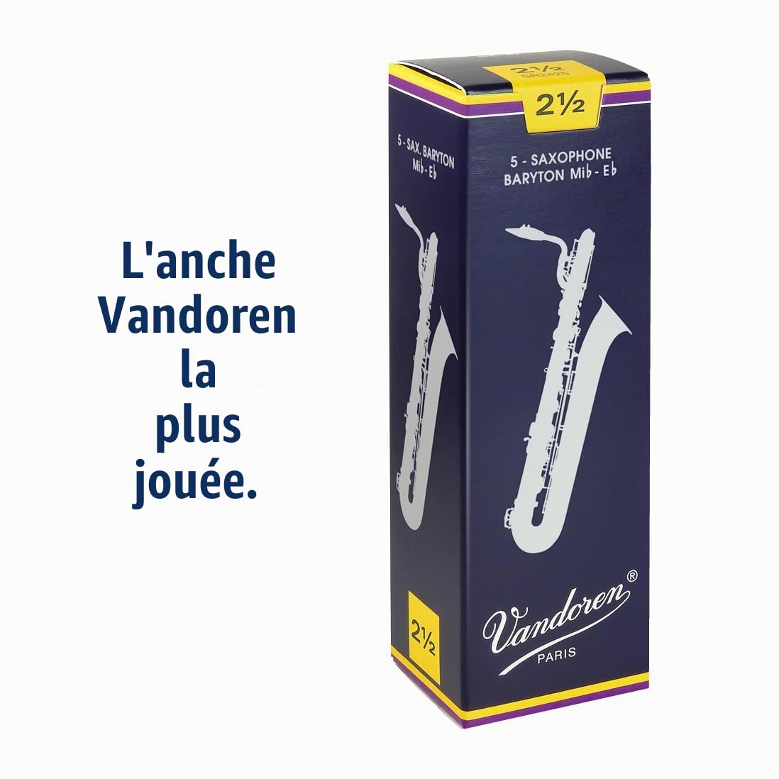 Vandoren, Anche Saxophone baryton Traditionnel, 2 1/2