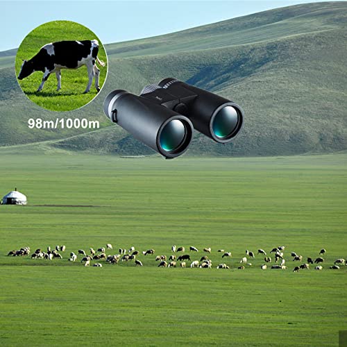 Gfortune 10x42 HD Fernglas, Kompakt für Erwachsene Kinder, Benutzt Vogelbeobachtung, Wandern, Jagen, Sightseeing, FMC… – Bild 3