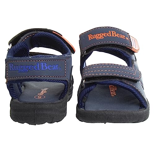 Image of Rugged Bear Kids Boys Girls Open-Toe Outdoor Sport Water Sandals - beach pool slide adjustable strap shoes athletic summer (Toddler /Little Kid /Big Kid)