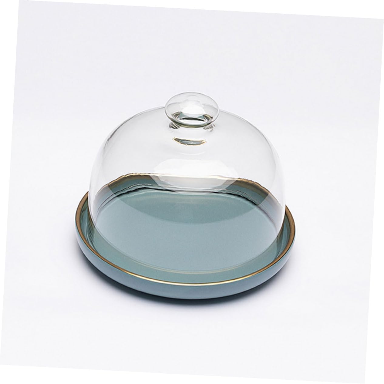 1Set Transparent Food Protective Cover with Tray Kitchen Accessory for Cake Snacks for BBQ Picnics and Parties Design to Keep Food Fresh