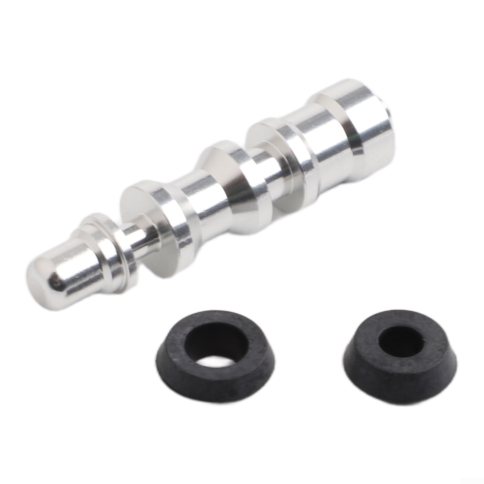 Aluminium Alloy Brake Piston Repair Kit for SRAM Guide R for RSC DB5 Level T LM ULT, Short and Long Piston with Sealing Rings, Silver Bicycle Brake Lever Replacement Part (LONG)