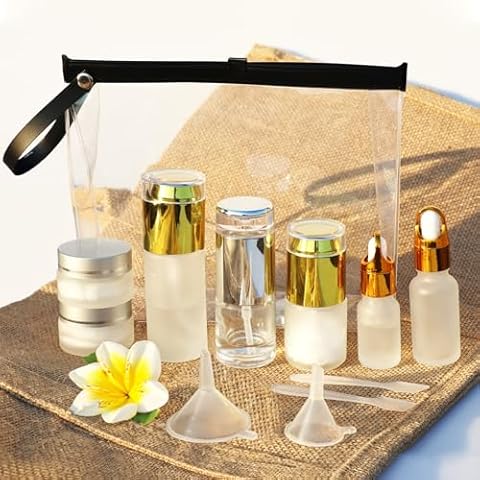 Rusikia 12Pack Travel Size Bottles Cover