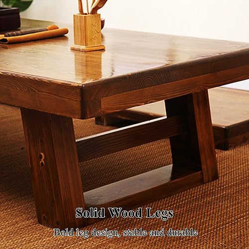 Table d'étude et table basse de style japonais polyvalente pour sol - 5