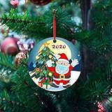 ?? 【Delicados regalos navideños 】Colgar adornos personalizados en el árbol de Navidad o como regalos navideños para familiares y amigos, será una forma ideal de crear recuerdos duraderos y cariñosos. La decoración es el regalo perfecto para cualquier persona.