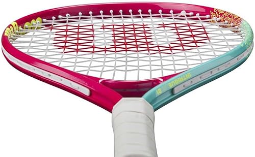 Miniatura 6 de Wilson Intrigue Junior 21 Girls Tennis Racket RedYellow Strung 205g L