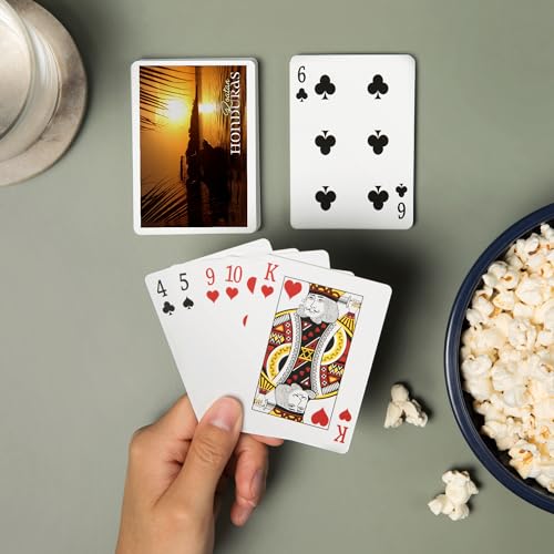 Lantern Press Roatan Honduras Baraja de 52 Cartas Poker miniatura 2