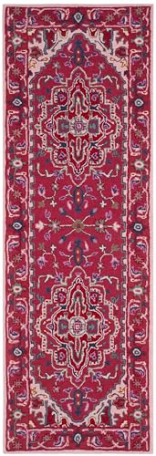 Tapete corredor de lana SAFAVIEH Bellagio 2'3" x 7' rojo