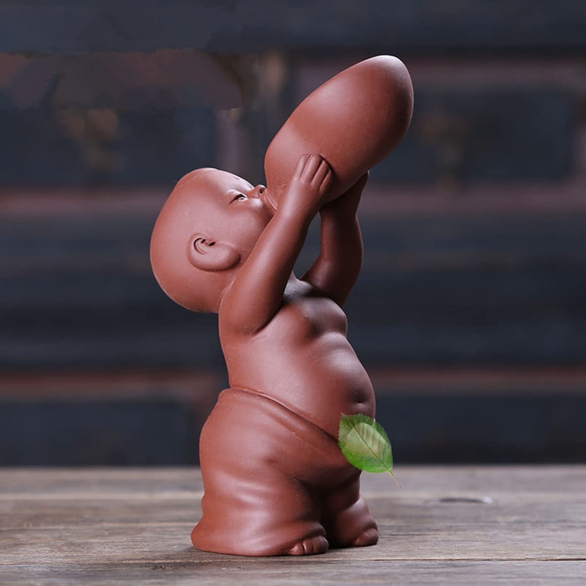 Creative Purple Sand Urine Tea Pet Doll Decoration Kung Fu Tea Set Cute Boy Tea Play Tea Ceremony Accessories