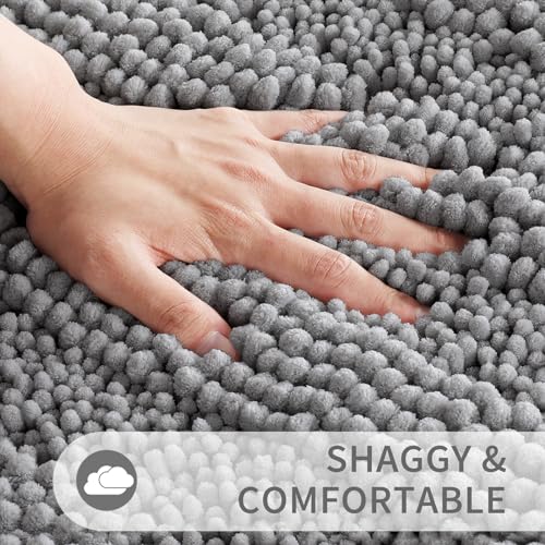 Yimobra Bathroom Rug Mat, Extra Thick And Super Absorbent Bath Rugs, Non Slip Quick Dry Bath Mats thumb #4