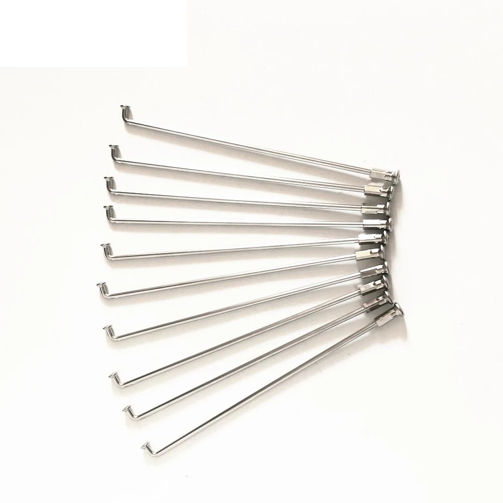 Raggio di Bicicletta 36 Pezzi/Lotto 9G Diametro 3,5 mm X 100-225 Raggi for Bici Fuoristrada retrofit 304 Acciaio Inossidabile for Ruote for motociclette E-Bike