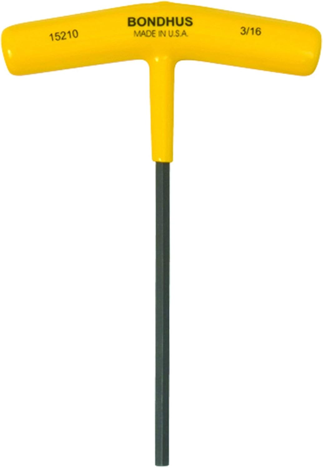 "Bondhus 15210 3/16"" Hex Tip T-Handle w/ProGuard Finish", multi, one size