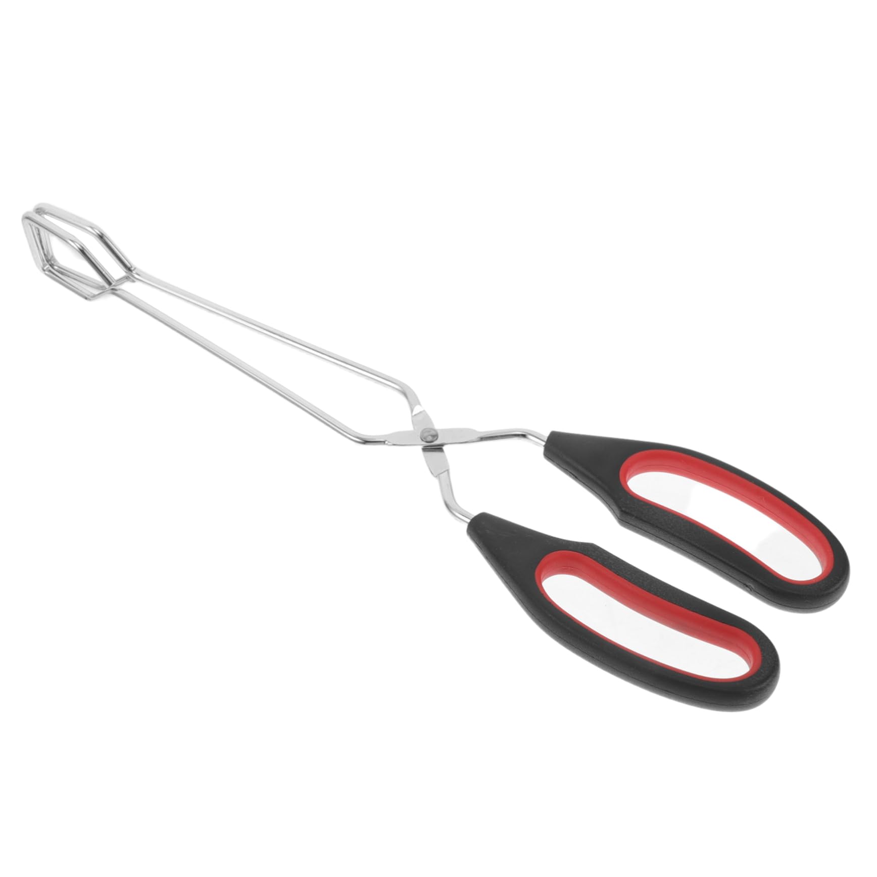 HEMOTON Stainless Steel Grill Tongs Long Cooking Clamp for Bread and Food Flipping Durable Sharp Grip Utensil for Indoor and Outdoor Grilling Accessories