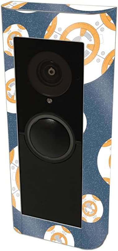 MightySkins Glossy Glitter Skin Compatible With Ring Video Doorbell Pro 2 - Mini Galaxy Bots | Protective, Durable High-Gloss Glitter Finish | Easy to Apply and Change Styles | Made in The USA