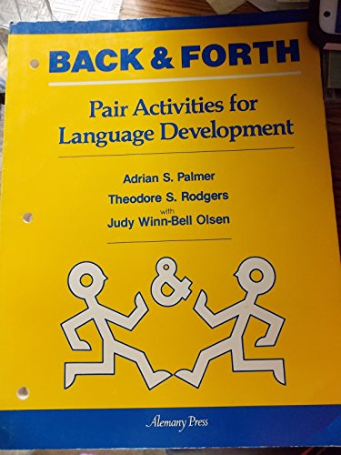 Back and Forth Pair Activities for Language Dev... 0880842199 Book Cover