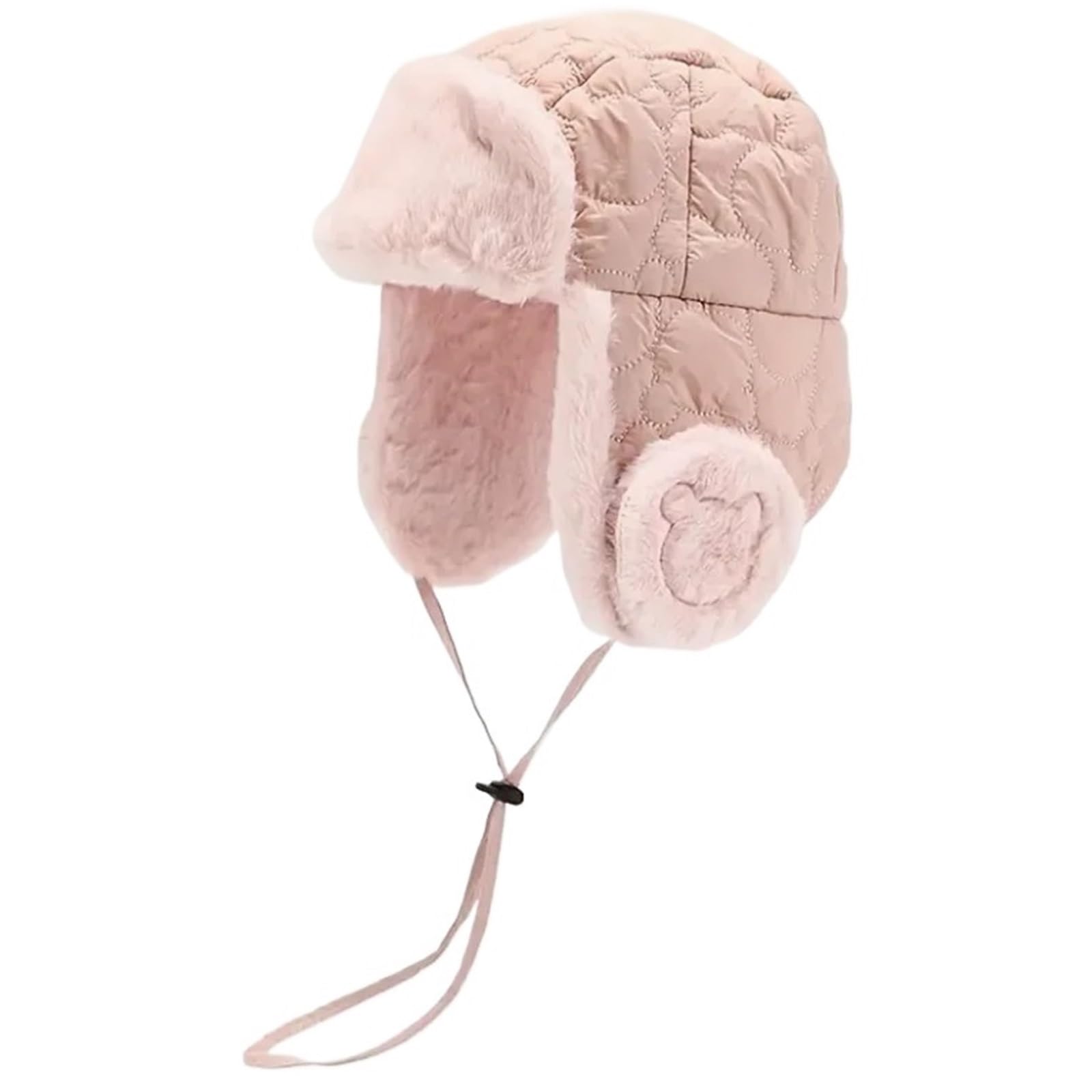 Generisch Joli bonnet de protection d'oreille avec motif animal pour enfants, chaud, coupe-vent, pour garçons et filles de 1 à 5 ans