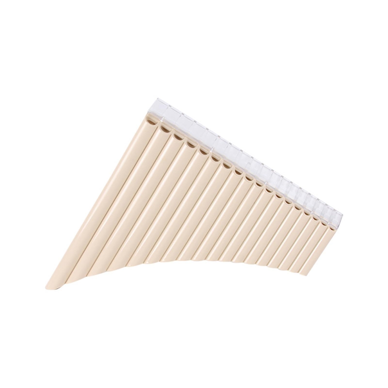 Flauto di Pan 18 Tubi Flauto di Pan C Chiave Flauto di Pan Tubi di Pan con Bocchino Strumento A Fiato per Studenti Principianti Borsa da Trasporto Materiale ABS (Color : White)