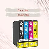 PP Ink Cartridge For Printer, Compatible With Epson Stylus Office B42WD BX305F BX305FW BX320FW BX525WD BX535WD BX625FWD BX630FW BX635FWD BX925FWD BX935FWD T1291,T1292,T1293,T1294 (B,C,M,Y - 4 Pack) - Image 6